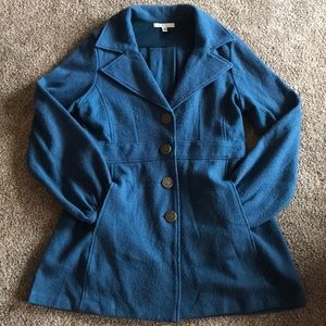 Cabi blue winter coat - WOOL